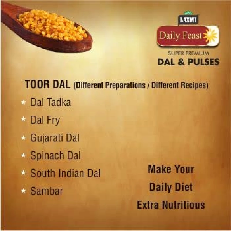 Laxmi Daily Feast Toor Dal Oily, 1000 g-5.webp